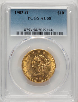 1903-O $10 Liberty Eagle PCGS AU58 (772673068)