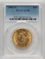 1903-O $10 Liberty Eagle PCGS AU58 (772673068)