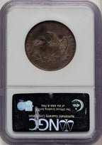 1837 50C Reeded Edge Reeded Edge Half Dollar NGC MS61