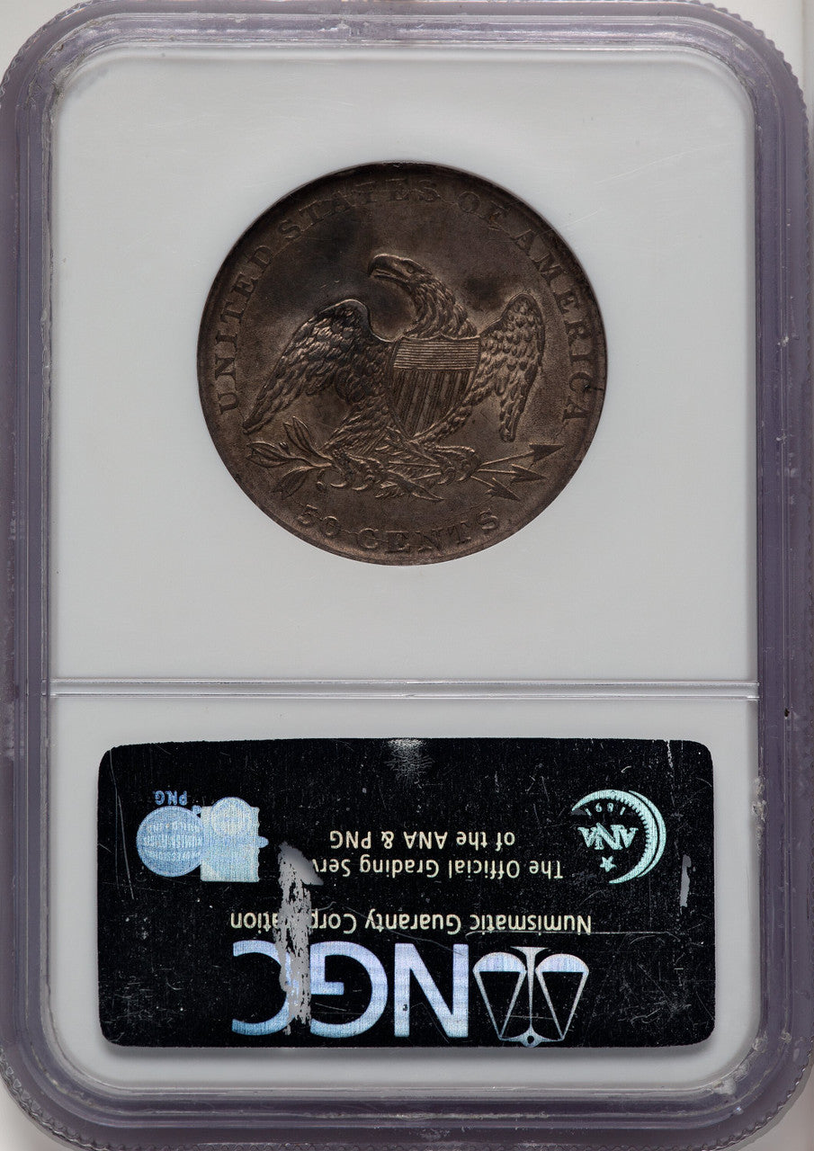 1837 50C Reeded Edge Reeded Edge Half Dollar NGC MS61
