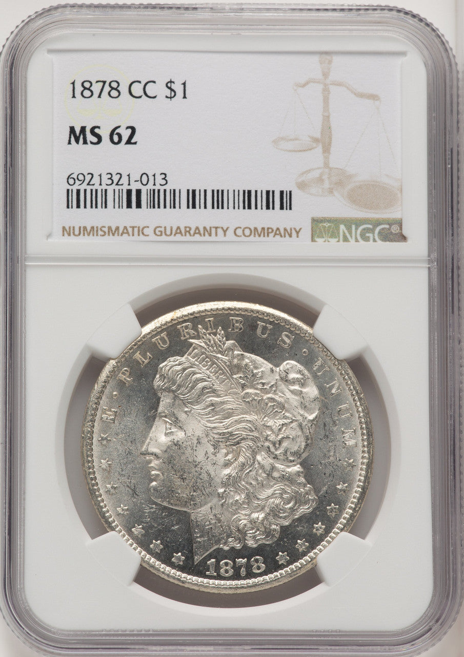 1878-CC Morgan Dollar NGC MS62