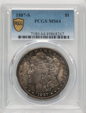 1887-S Morgan Dollar PCGS MS64