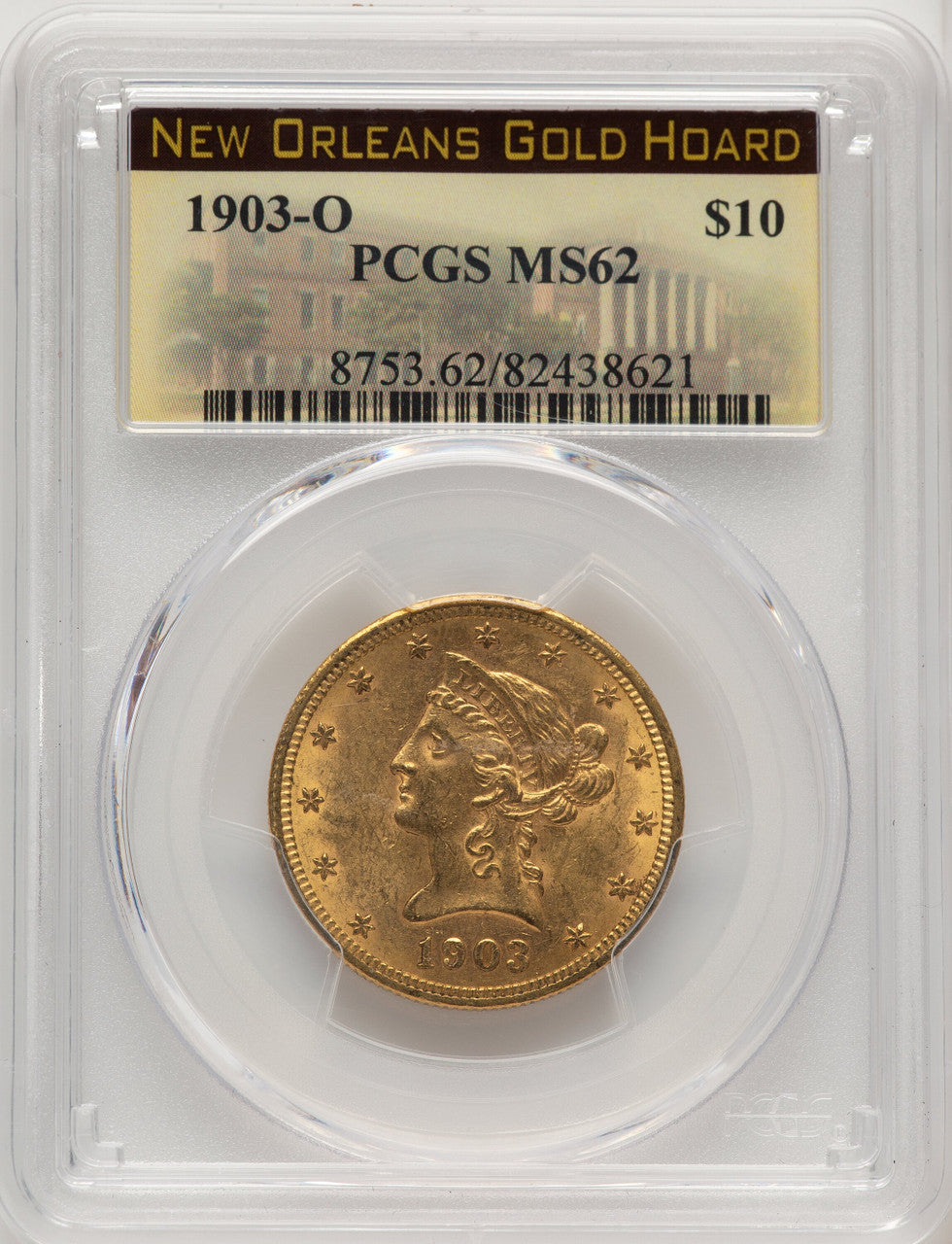 1903-O $10 Liberty Eagle PCGS MS62 (506895013)