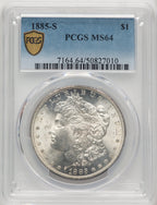 1885-S Morgan Dollar PCGS MS64 (773160021)