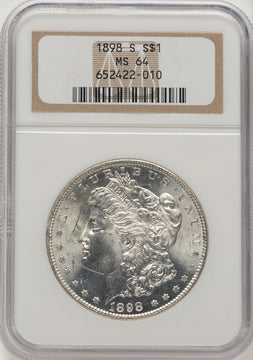 1898-S Morgan Dollar NGC MS64