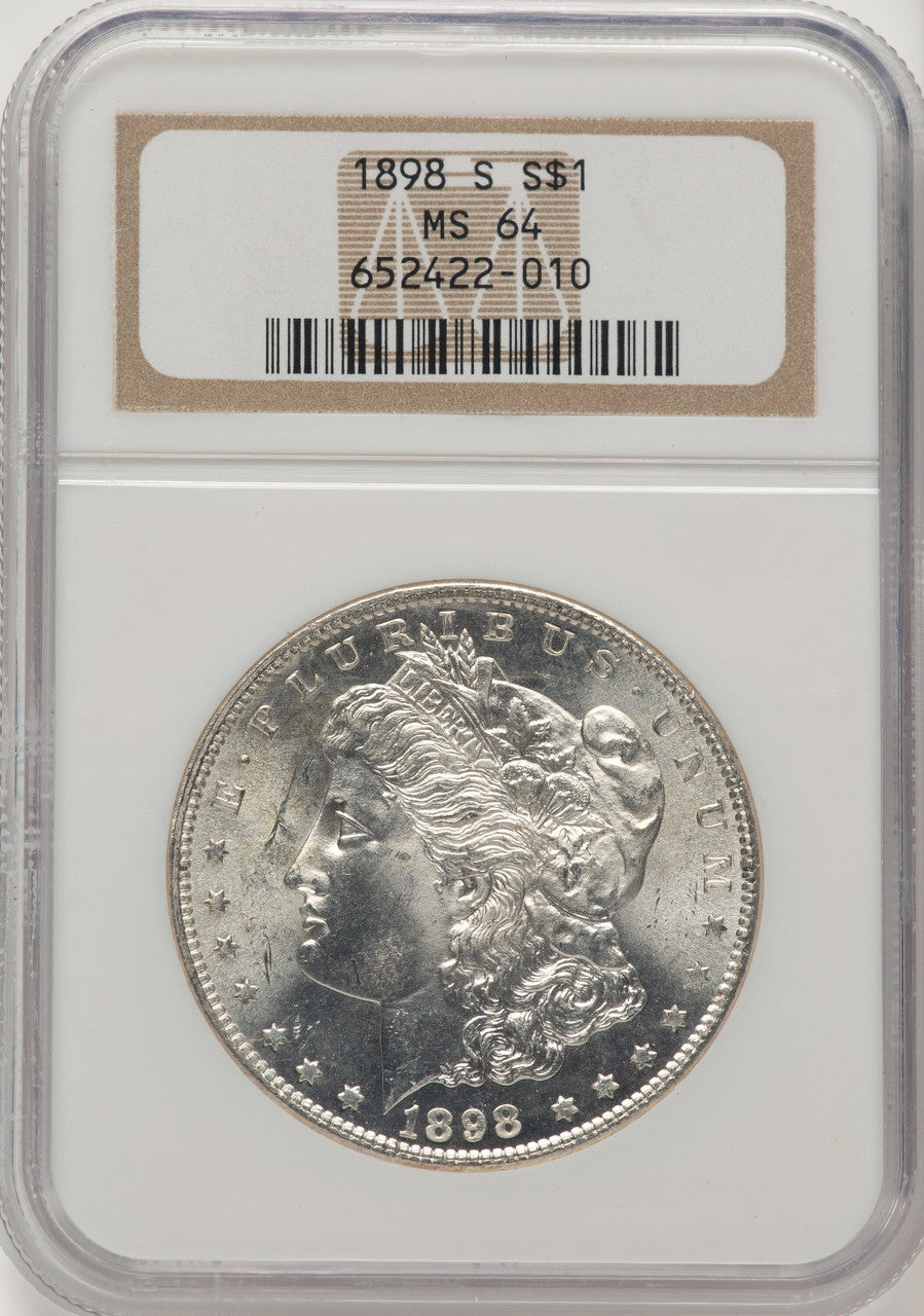 1898-S Morgan Dollar NGC MS64