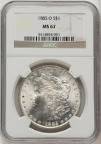 1885-O Morgan Dollar NGC MS67 (773433004)