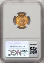 1897 $2.50 Liberty Quarter Eagle NGC MS67