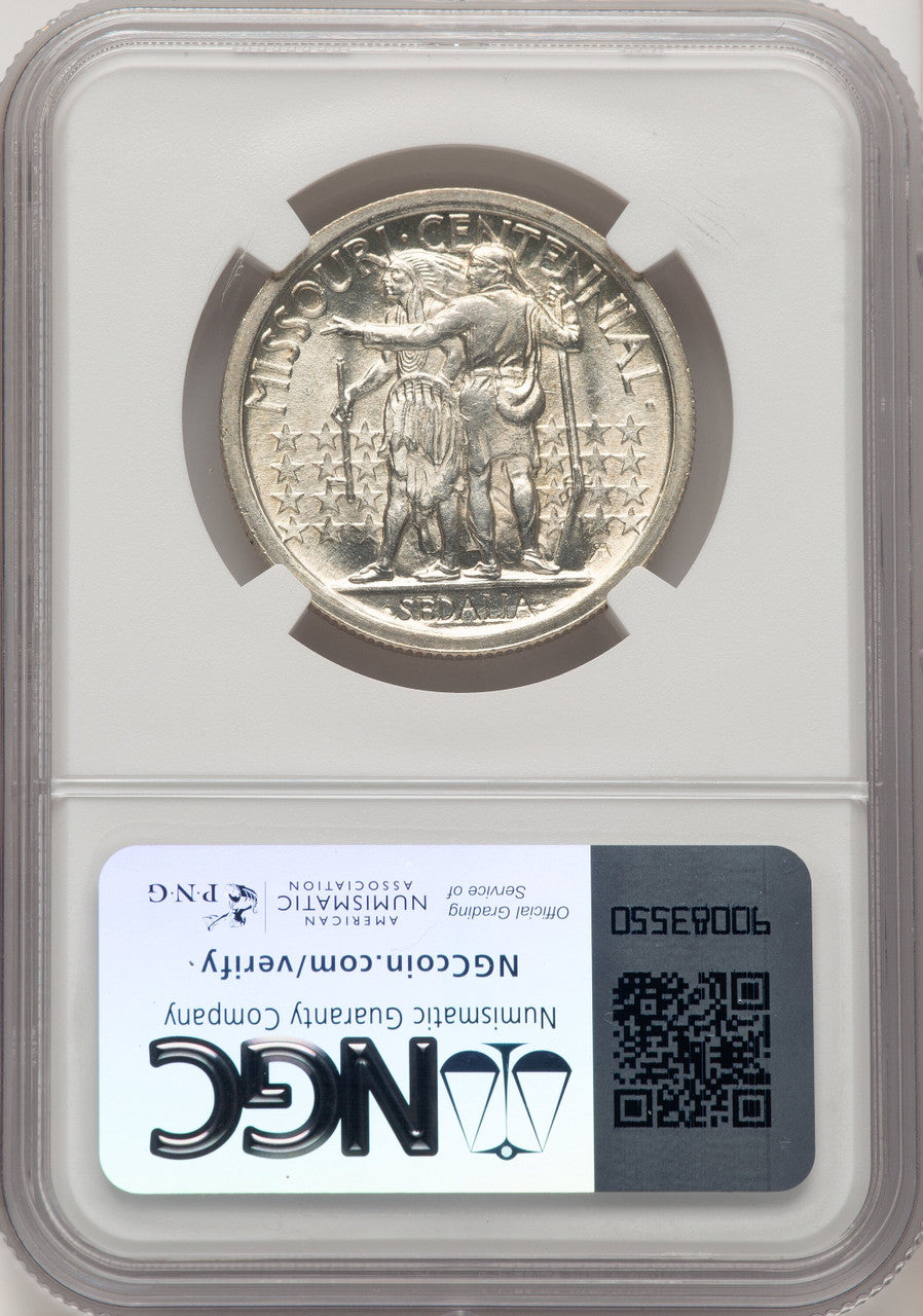 1921 50C Missouri Commemorative Silver NGC MS65