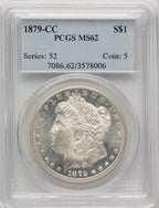 1879-CC Morgan Dollar PCGS MS62 (772961002)