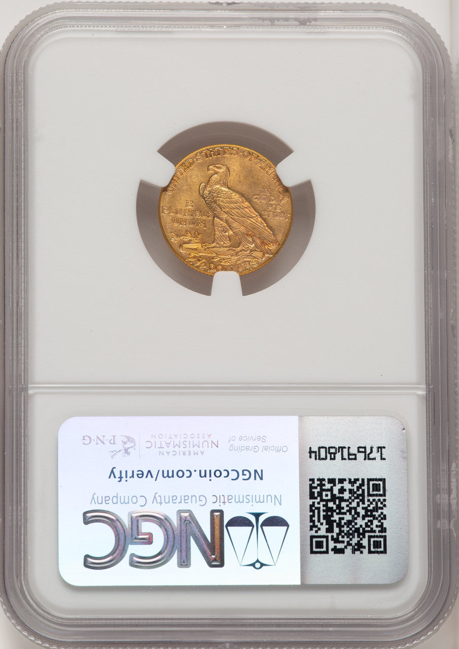 1912 $2.50 Indian Quarter Eagle NGC MS64 (772929002)