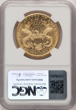 1882-CC $20 Liberty Double Eagle NGC AU55 (772326004)