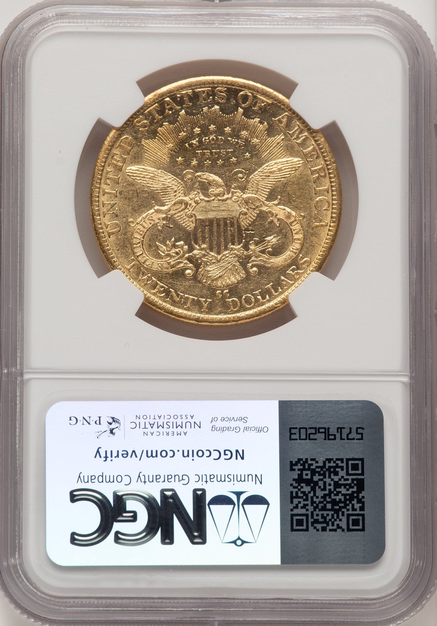 1882-CC $20 Liberty Double Eagle NGC AU55 (772326004)