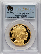 2014-W $50 One-Ounce Gold Buffalo First Strike PCGS PR70