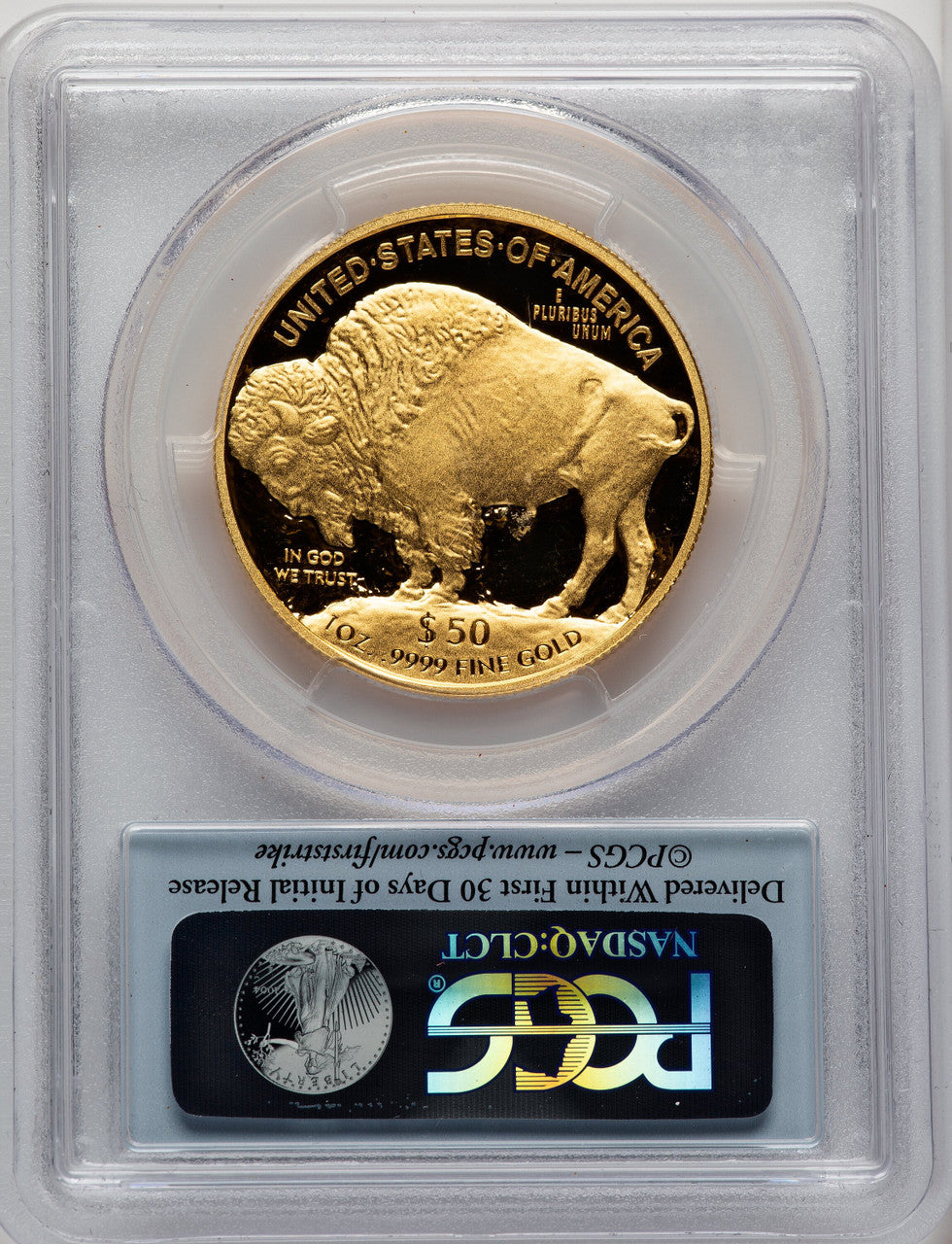 2014-W $50 One-Ounce Gold Buffalo First Strike PCGS PR70