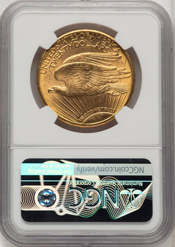 1911-D $20 Saint-Gaudens Double Eagle NGC MS64+