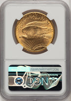 1911-D $20 Saint-Gaudens Double Eagle NGC MS64+