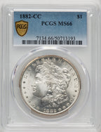 1882-CC Morgan Dollar PCGS MS66 (772023014)