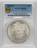 1890-CC Morgan Dollar PCGS MS62 (772471022)