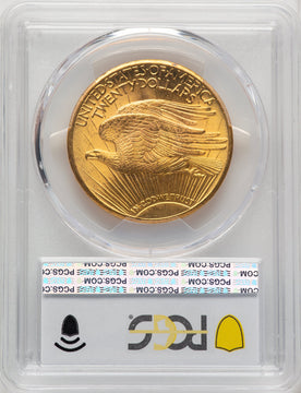 1926 $20 Tripled Die Obverse FS-101 Saint-Gaudens Double Eagle PCGS MS66 (520066098)