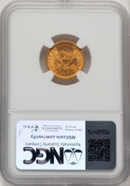 1878 $2.50 Liberty Quarter Eagle NGC MS66 (772279006)