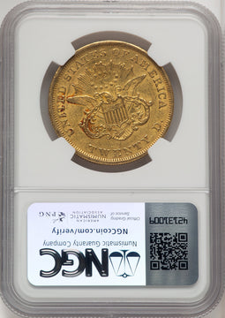 1851 $20 Liberty Double Eagle NGC AU50 (572247009)