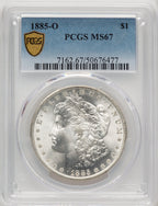 1885-O Morgan Dollar PCGS MS67 (769221011)