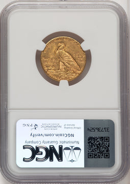 1915-S $5 Indian Half Eagle NGC MS60