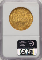 1422-7 G.Britain Noble S-1799 Annulet NGC MS62