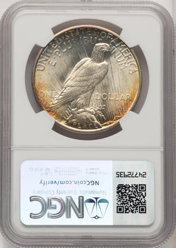 1934-D Peace Dollar NGC MS66