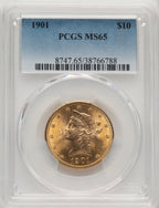 1901 $10 Liberty Eagle PCGS MS65 (772663017)