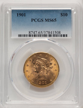 1901 $10 Liberty Eagle PCGS MS65 (773481151)