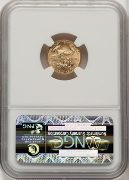 2010 $5 Tenth-Ounce Gold Eagle First Strike NGC MS70 (506746083)