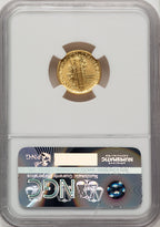 2016-W 10C Mercury Dime 100th Anniversary Gold Centennial Non Designation NGC MS70 (773335005)