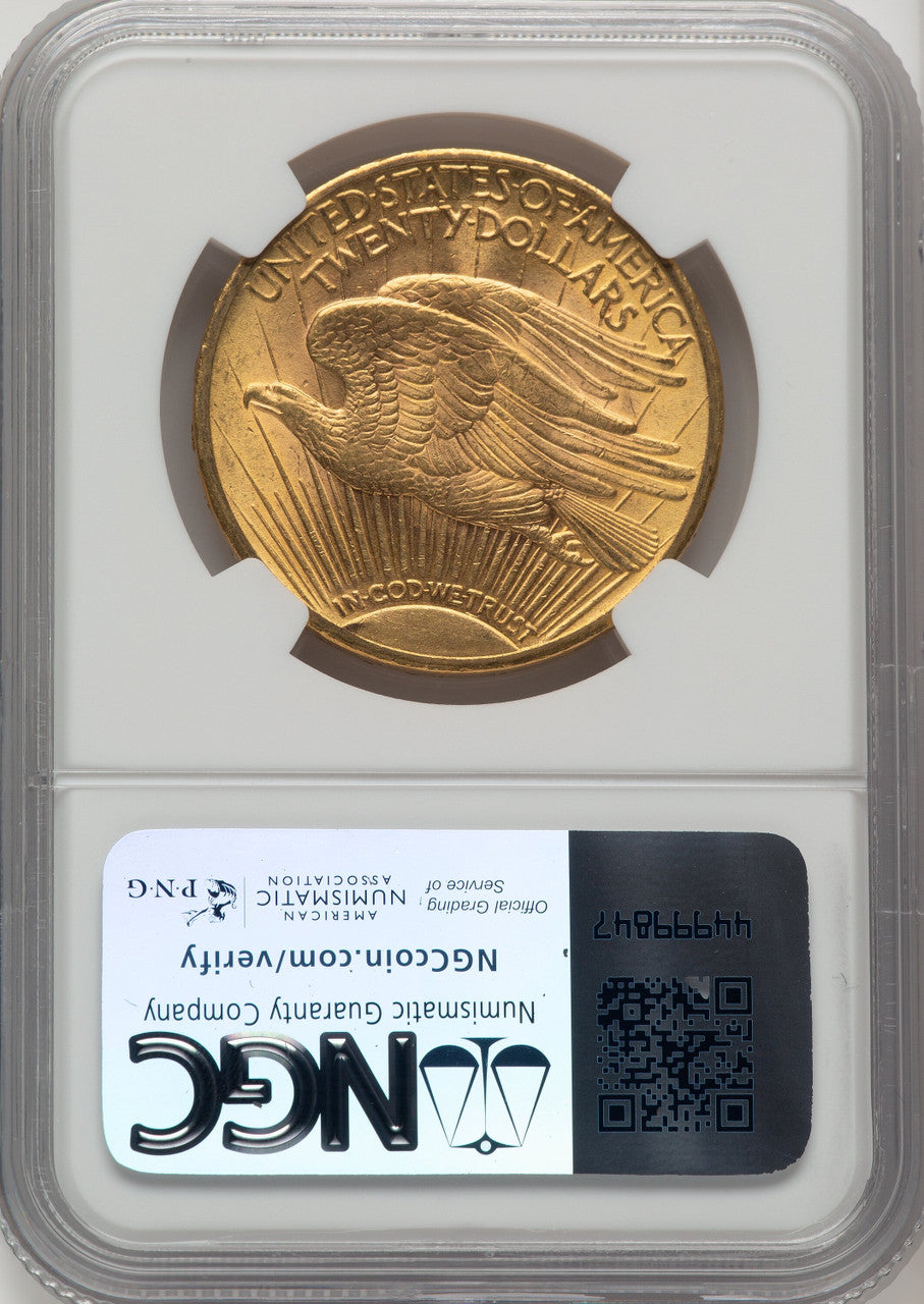1912 $20 Saint-Gaudens Double Eagle NGC MS62 (177208102)