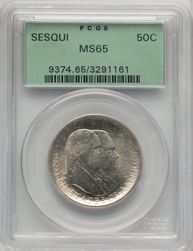 1926 50C Sesquicentennial Commemorative Silver PCGS MS65 (773706019)