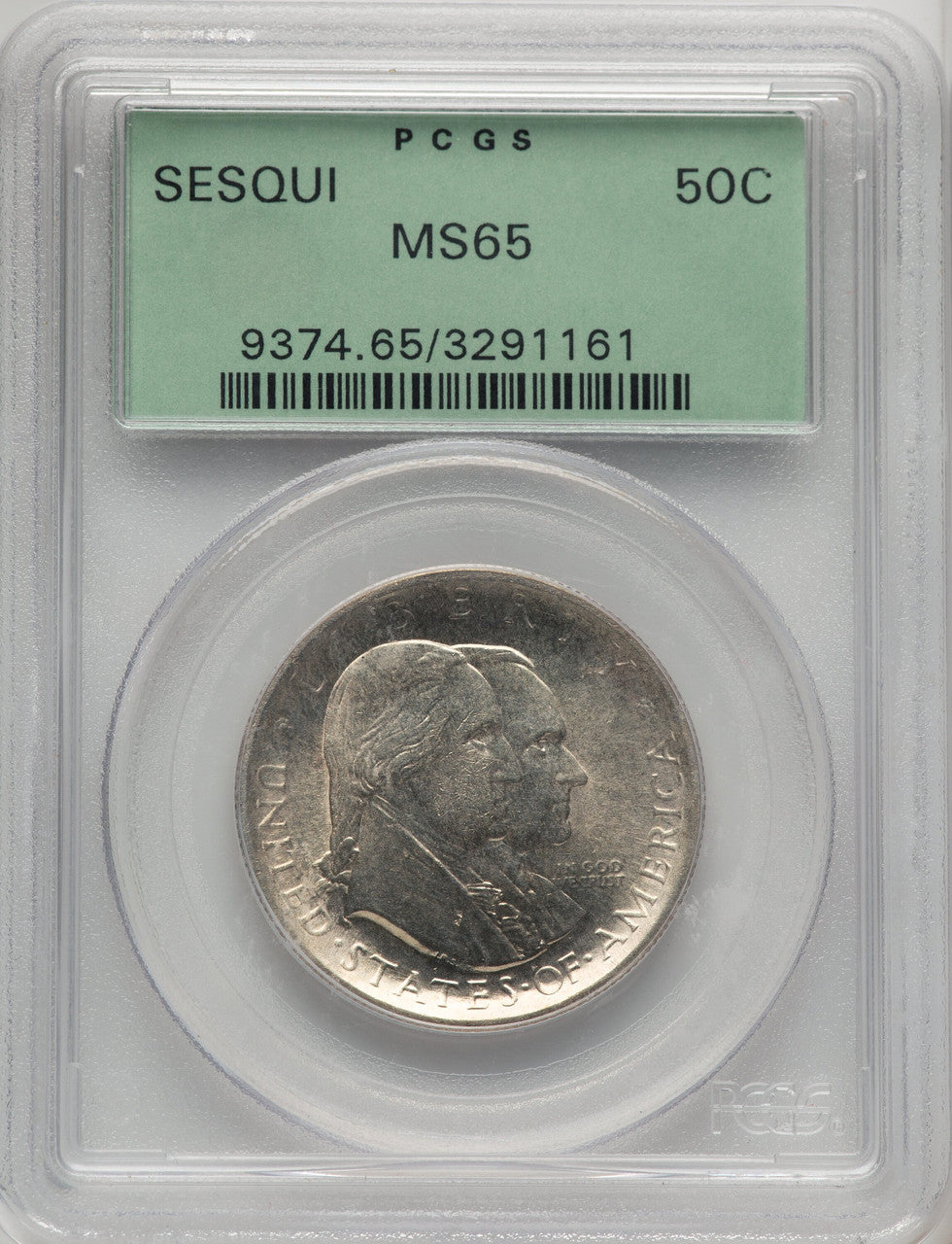 1926 50C Sesquicentennial Commemorative Silver PCGS MS65 (773706019)