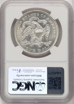 1872 Seated Dollar NGC MS65