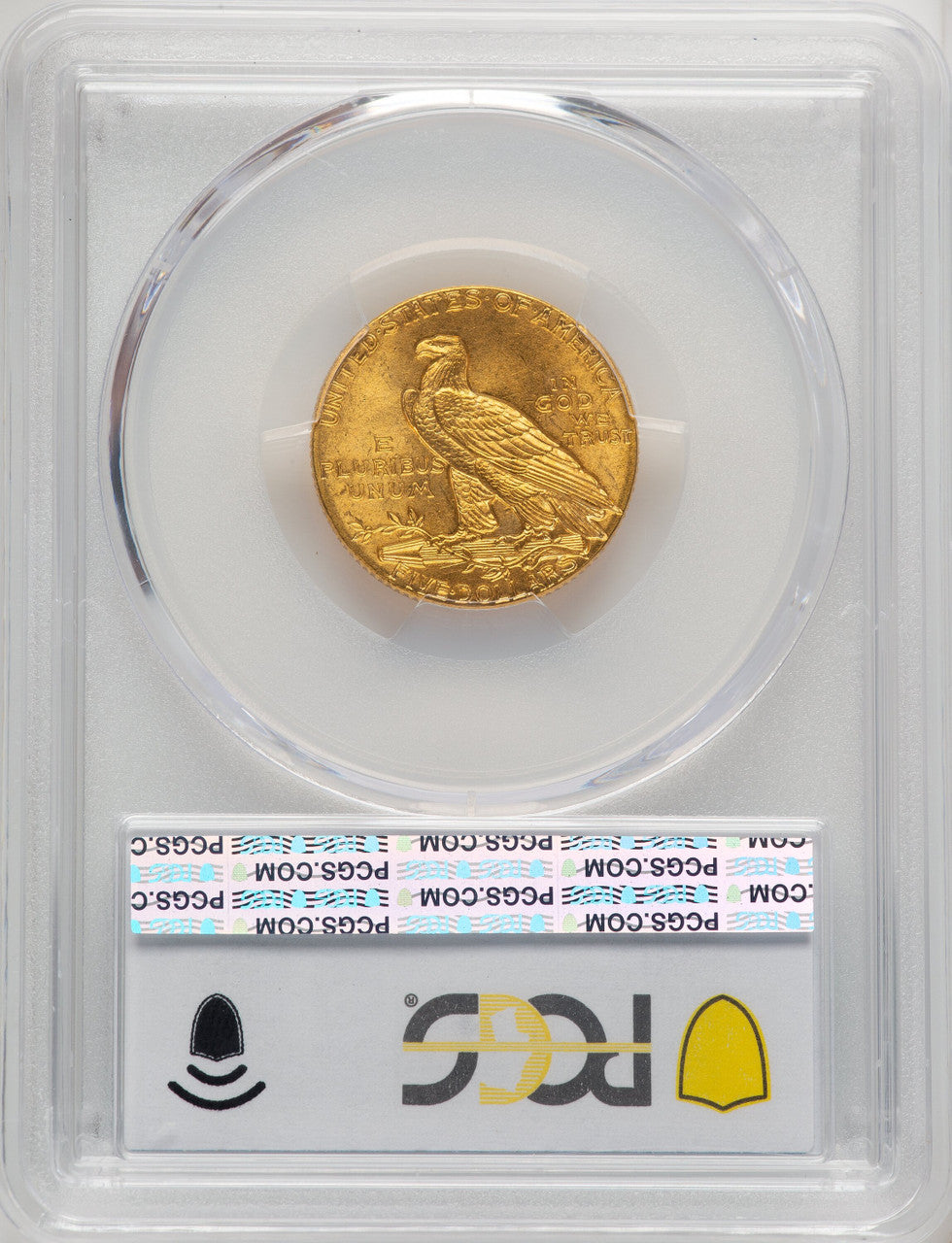 1908 $5 Indian CAC Indian Half Eagle PCGS MS65+