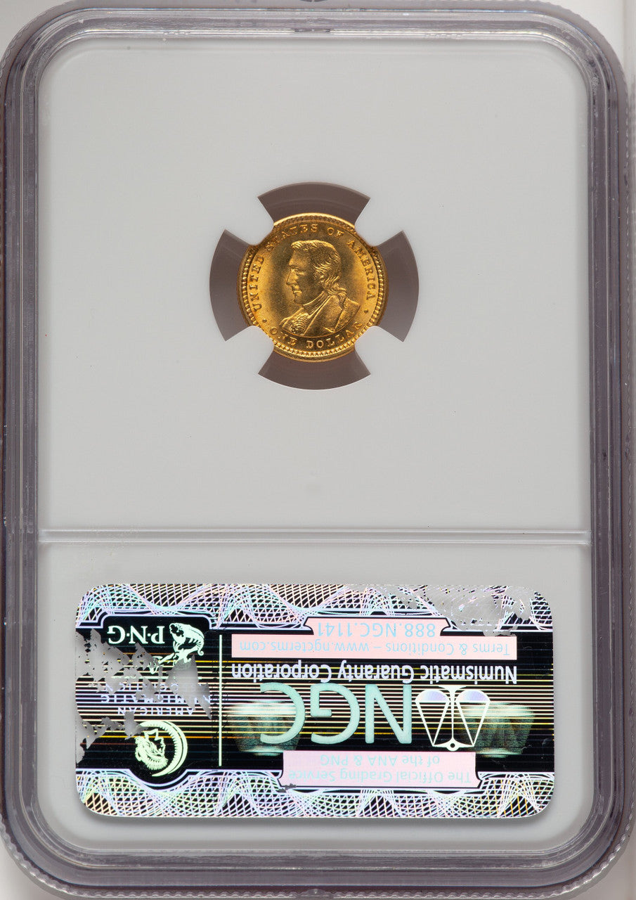1904 G$1 Lewis and Clark Commemorative Gold NGC MS65 (773879039)