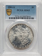1901-S Morgan Dollar PCGS MS63