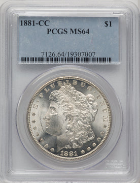 1881-CC Morgan Dollar PCGS MS64 (773687001)