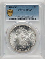 1890-CC Morgan Dollar PCGS MS65 (772950013)