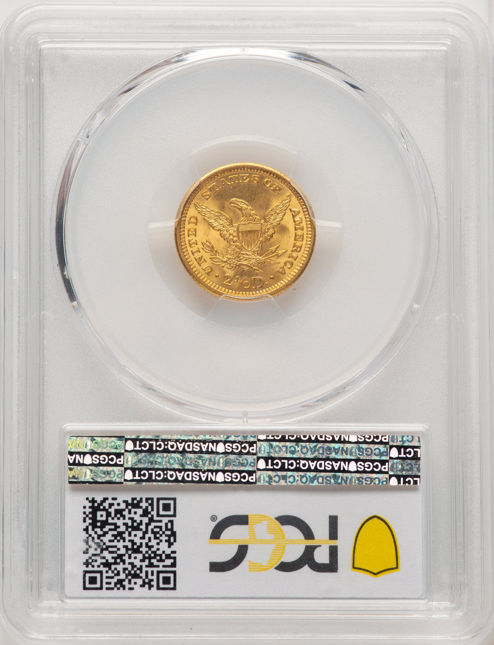 1907 $2.50 CAC Liberty Quarter Eagle PCGS MS66