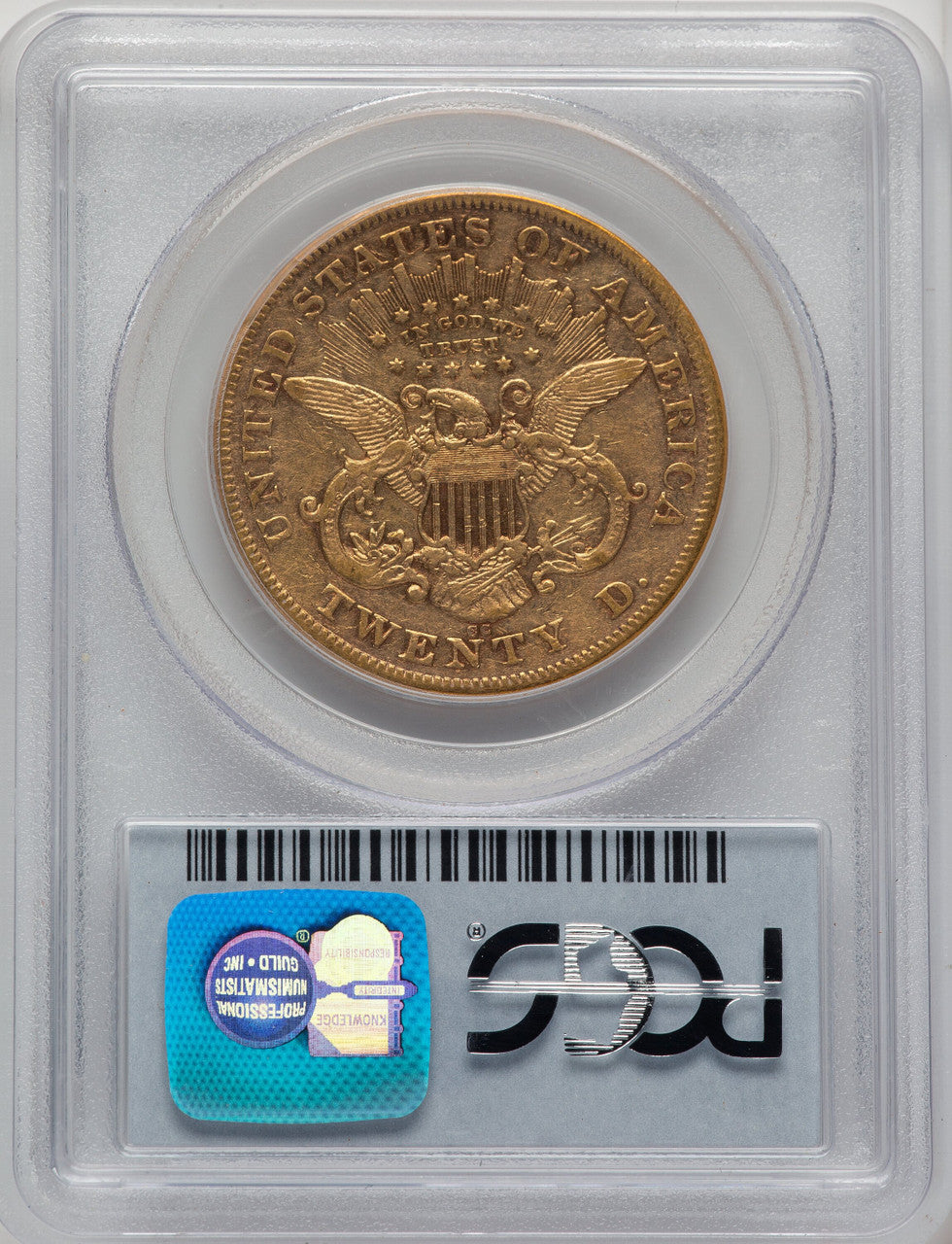 1876-CC $20 Liberty Double Eagle PCGS XF40