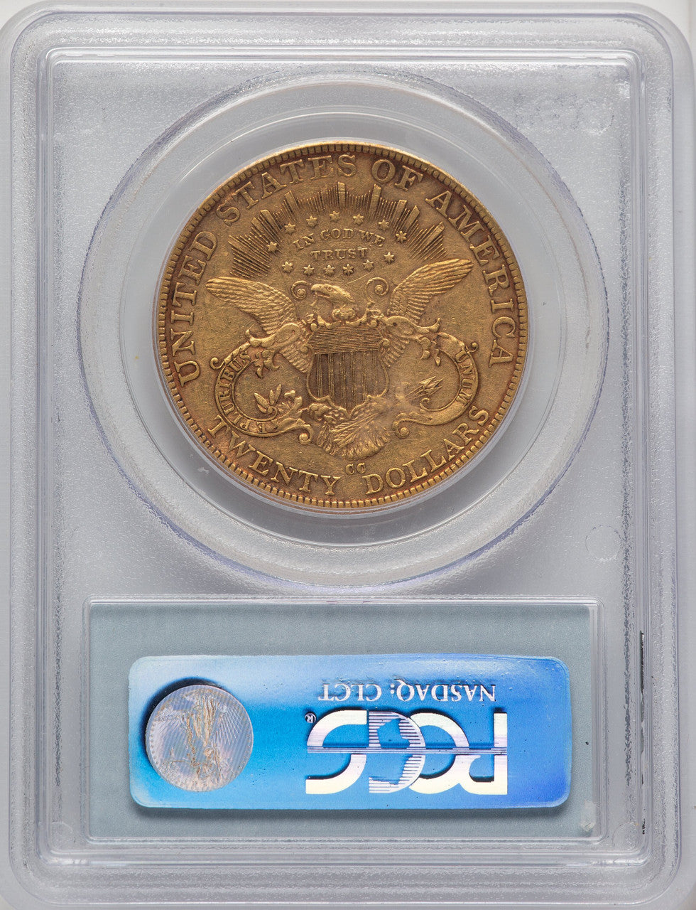 1889-CC $20 Liberty Double Eagle PCGS XF45 (507051029)