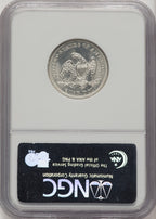 1856 25C Seated Quarter NGC MS65