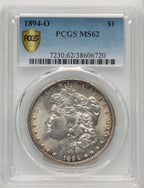 1894-O Morgan Dollar PCGS MS62