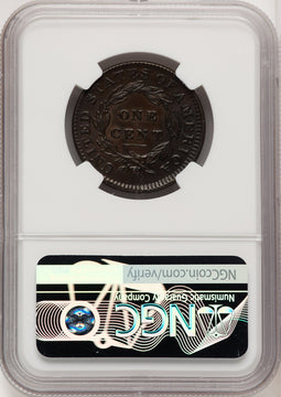 1832 1C BN Large Cent NGC MS62