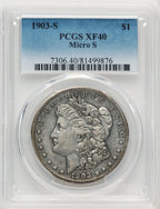 1903-S Micro S Morgan Dollar PCGS XF40